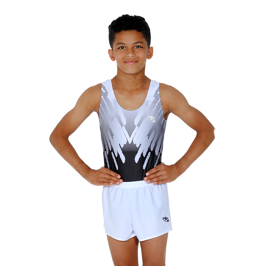Crimson Blaze Elite Men’s Artistic Gymnastics Leotard - Gambar 3