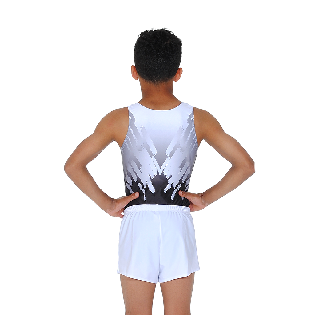 Crimson Blaze Elite Men’s Artistic Gymnastics Leotard - Gambar 4