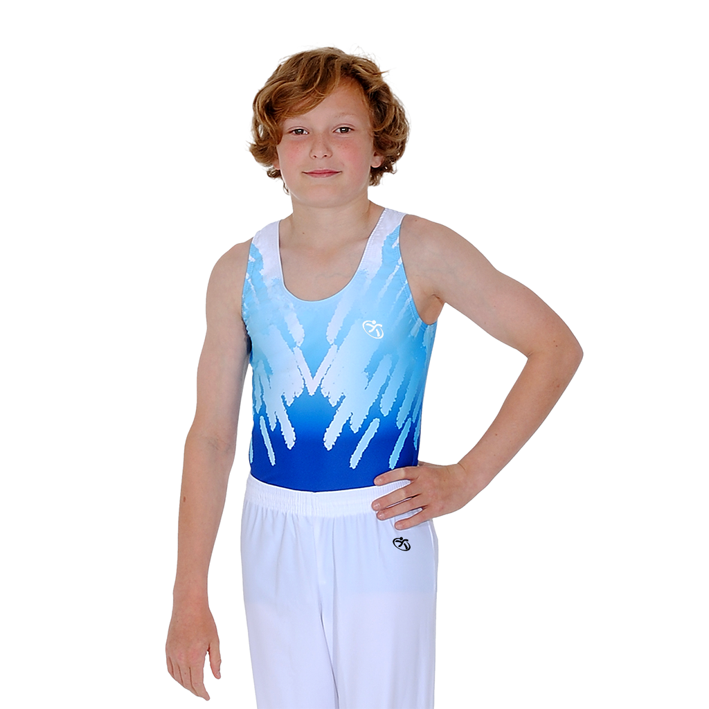 Crimson Blaze Elite Men’s Artistic Gymnastics Leotard - Gambar 5
