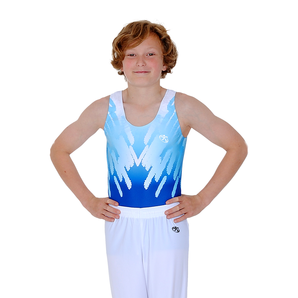 Crimson Blaze Elite Men’s Artistic Gymnastics Leotard - Gambar 6