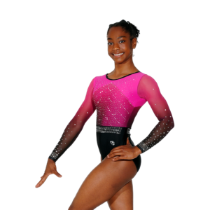 Veloura Radiant Elite Women’s Long Sleeve Gymnastics Leotard